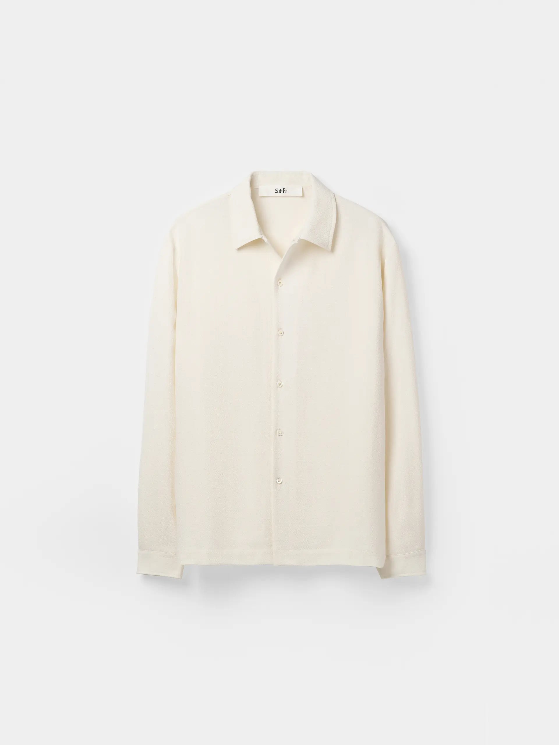 Séfr (セファー) / SENSE Shirt White Crepe｜about 福岡 – about-fukuoka