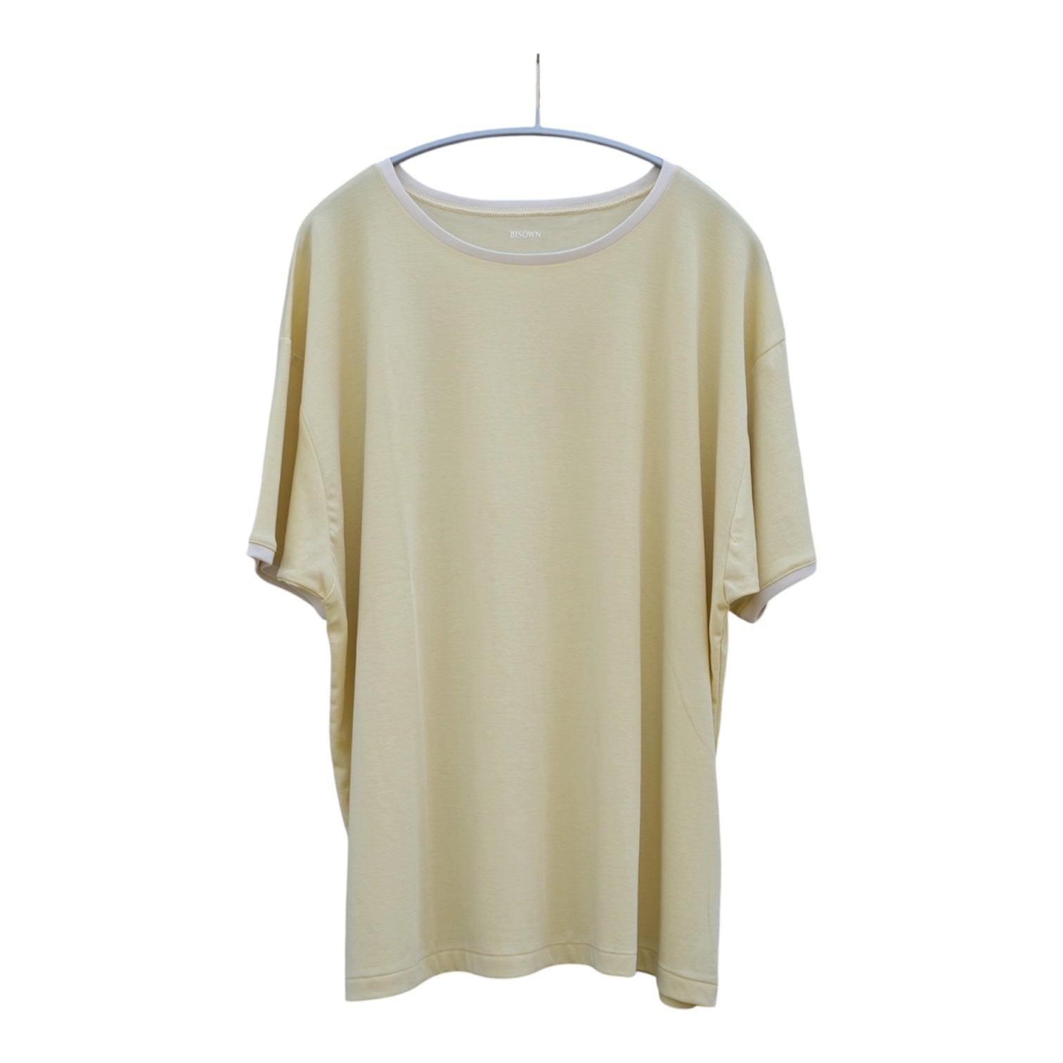 BISOWN (ビソウン) / PIMA MOKLODI RINGER TEE YELLOW × WHITE – about