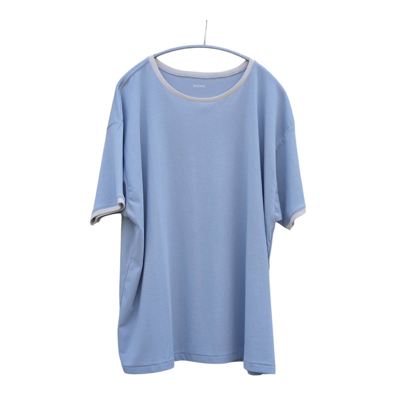 BISOWN (ビソウン) / PIMA MOKLODI RINGER TEE BLUE× WHITE – about