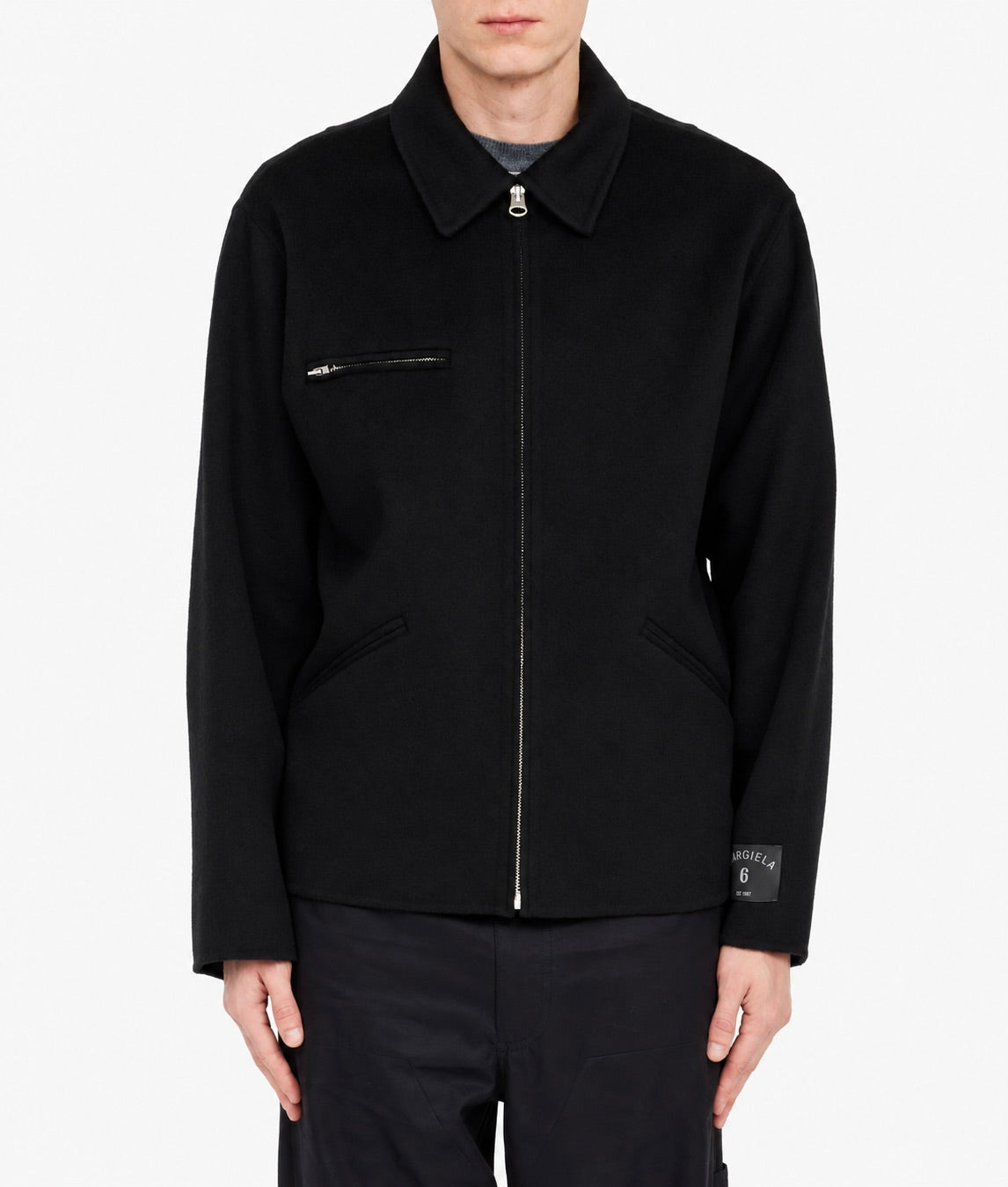 T*.様 Maison Martin Margiela Wool blouson MM6 maison margiela ( エムエムシックス ) / Double Face Wool Zip