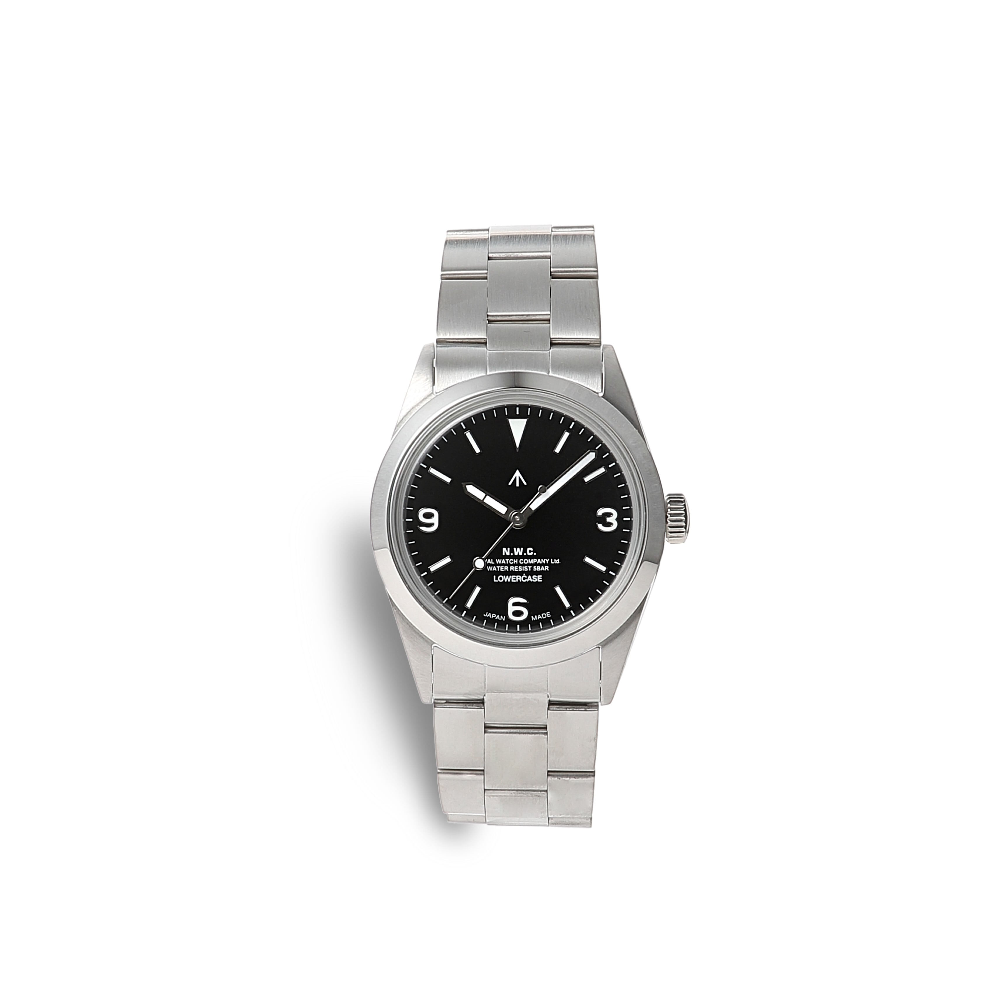 Naval watch FRXF001 クォーツ腕時計 ブラック NAVAL WATCH × LOWERCASE FRXF001 36mm スウィープクォーツ ブラック