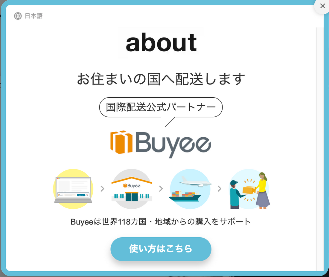 海外からのご注文に対応しました/International Orders Are Now Available