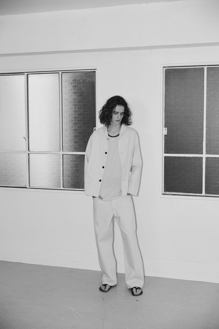 BISOWN CO/HE SHAWL COVERALL & PURE STRAIGHT DENIM