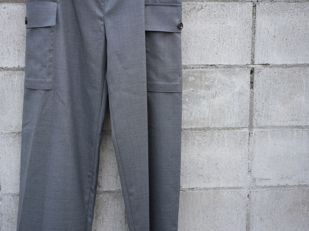 BISOWN ( ビソウン ) / BRITISH CLASSIC WOOL EASY PANTS 43 GRAY