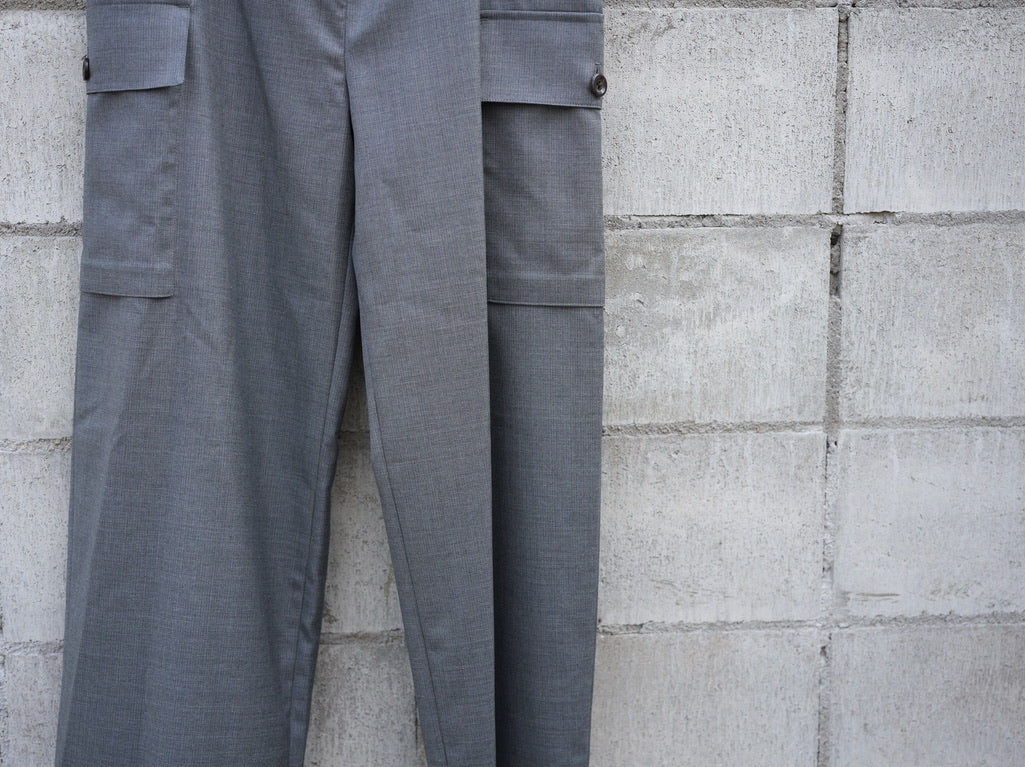 BISOWN ( ビソウン ) / BRITISH CLASSIC WOOL EASY PANTS 43 GRAY