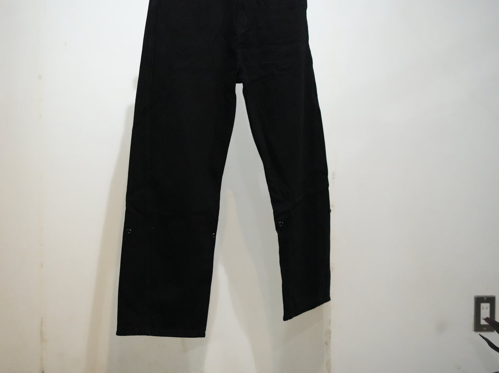 Observe (オブサーブ) / Twisted cambia denim pants Black