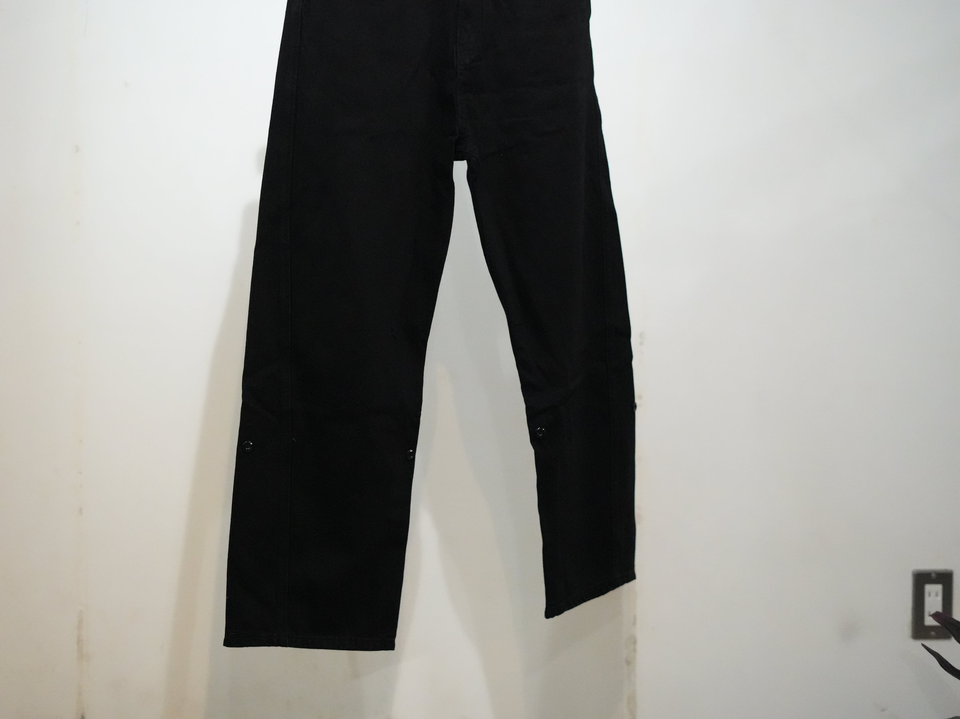 Observe (オブサーブ) / Twisted cambia denim pants Black