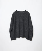 ensou. (エンソウ) / D-shaped Long Sleeve Tee a.Black