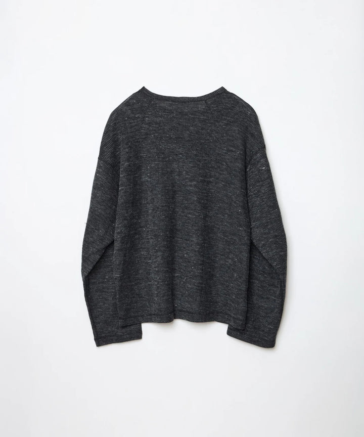 ensou. D-shaped Long Sleeve Tee a.Black 2