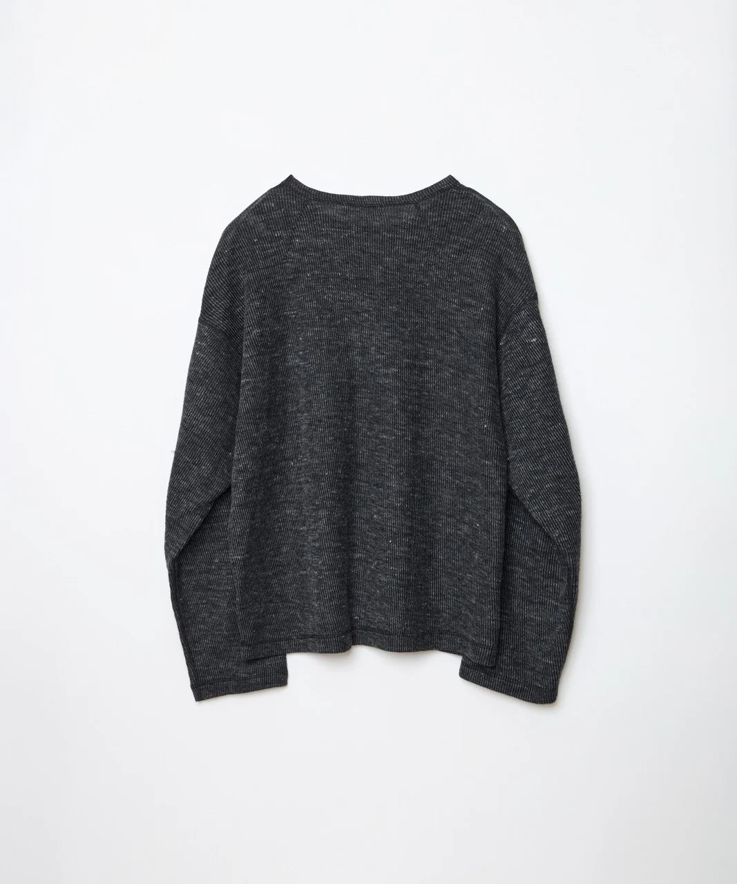 ensou. (エンソウ) / D-shaped Long Sleeve Tee a.Black
