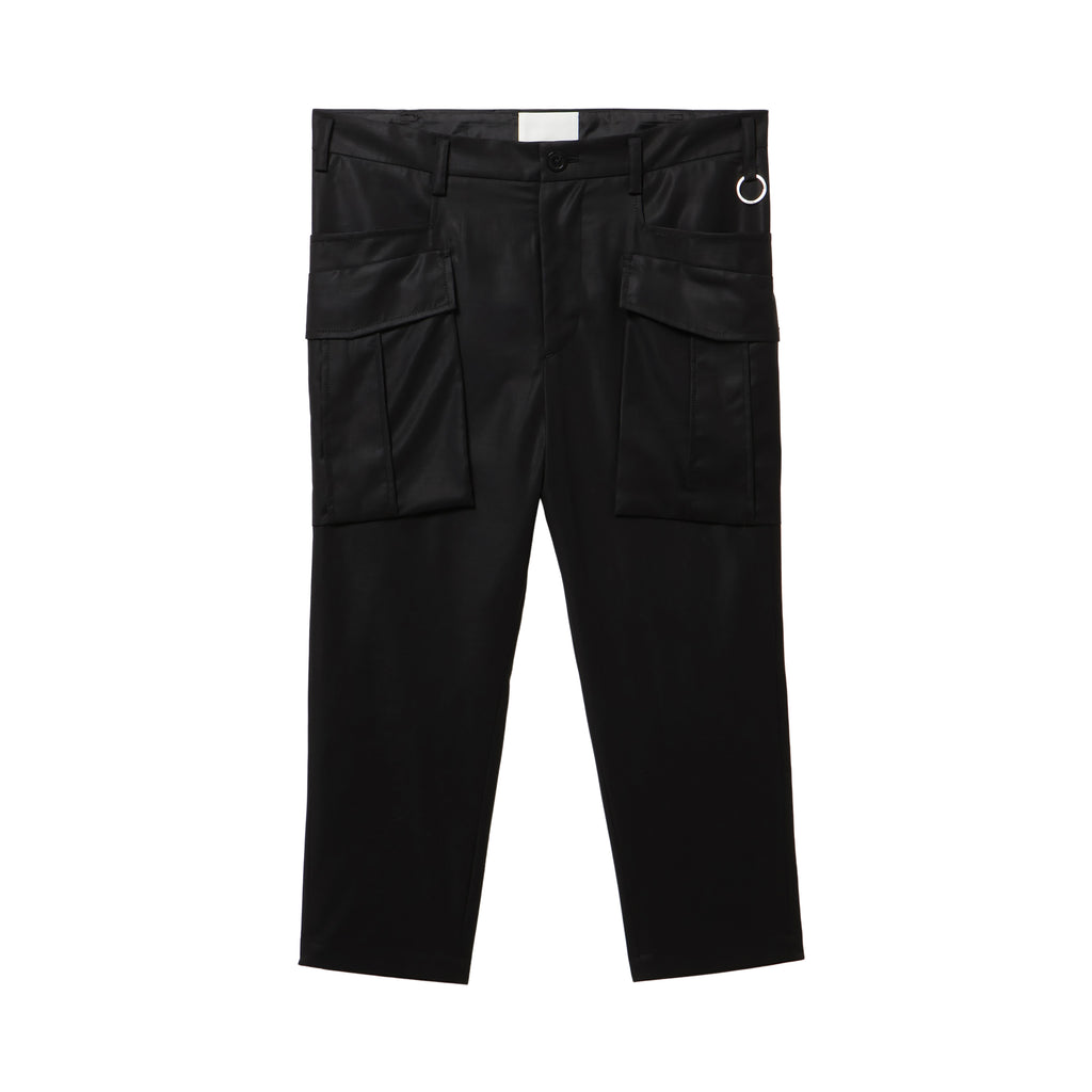 seishin / Big pocket cropped pants wool