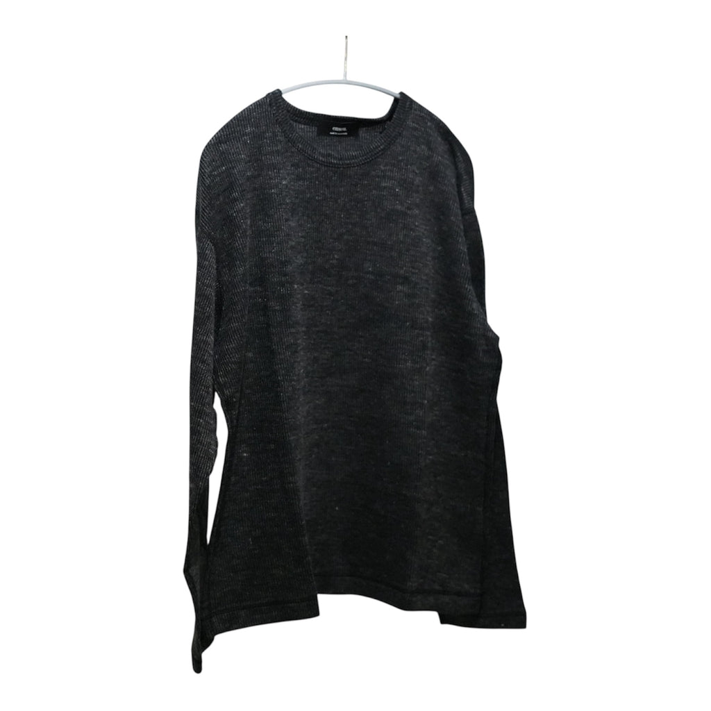 ensou. (エンソウ) / D-shaped Long Sleeve Tee a.Black