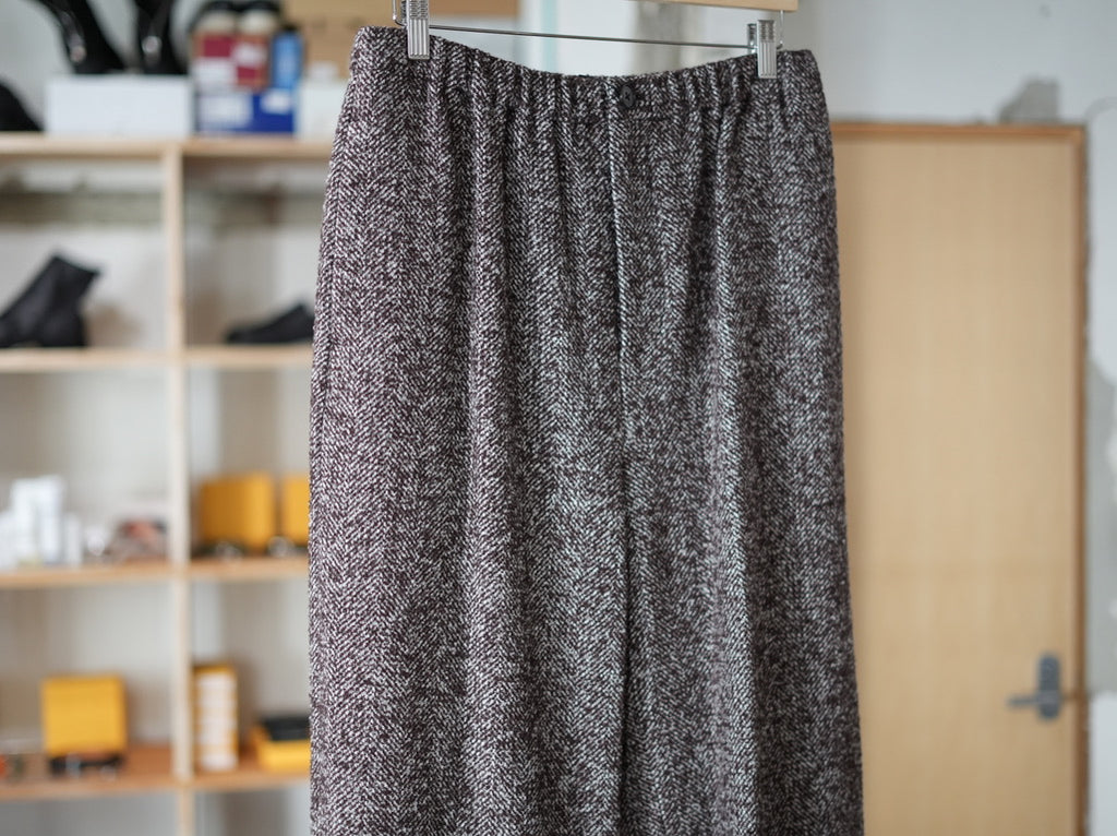 BISOWN (ビソウン) / LOOP TWEED WIDE EASY PANTS