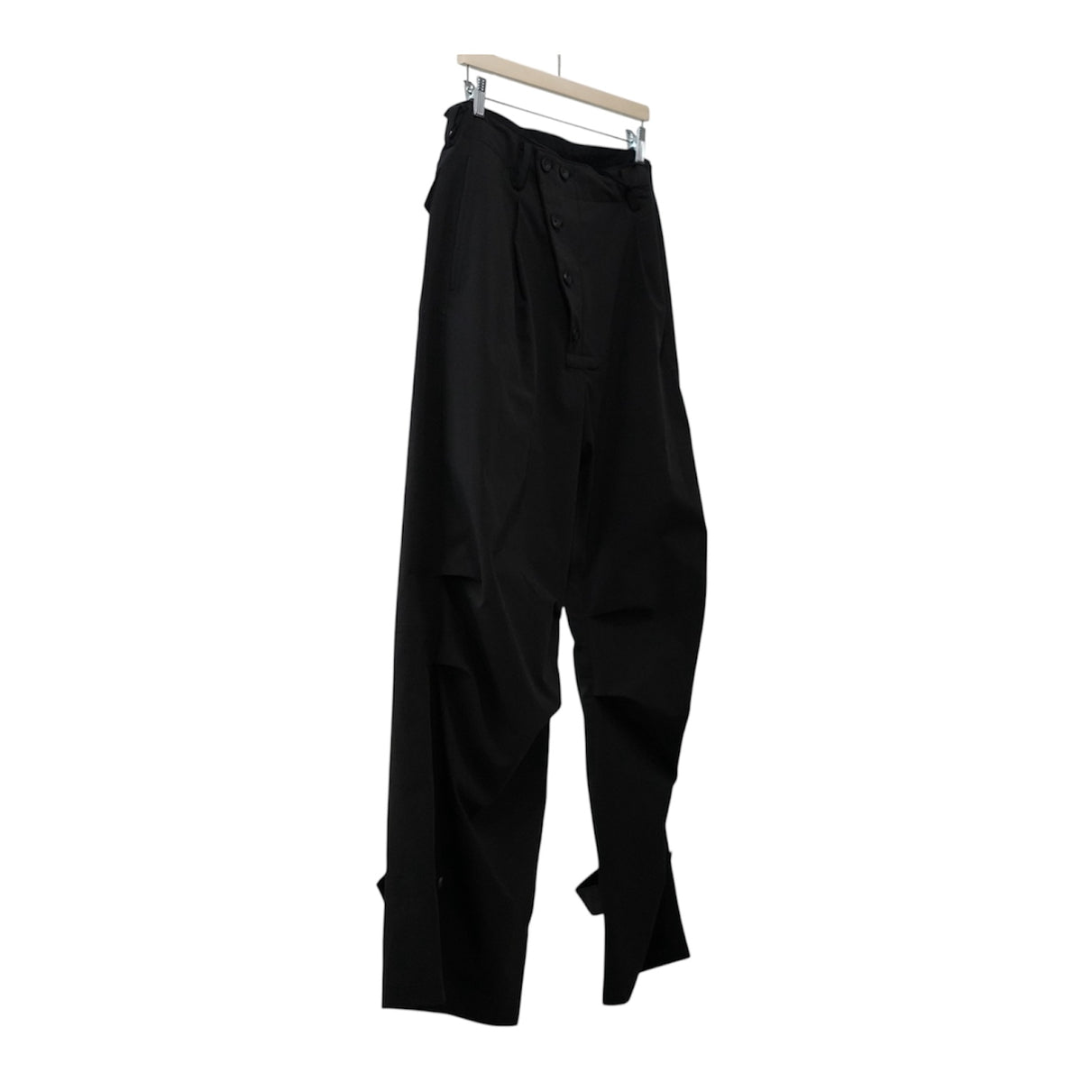 ensou. (エンソウ) Double Front Derby Pants a. Black | about
