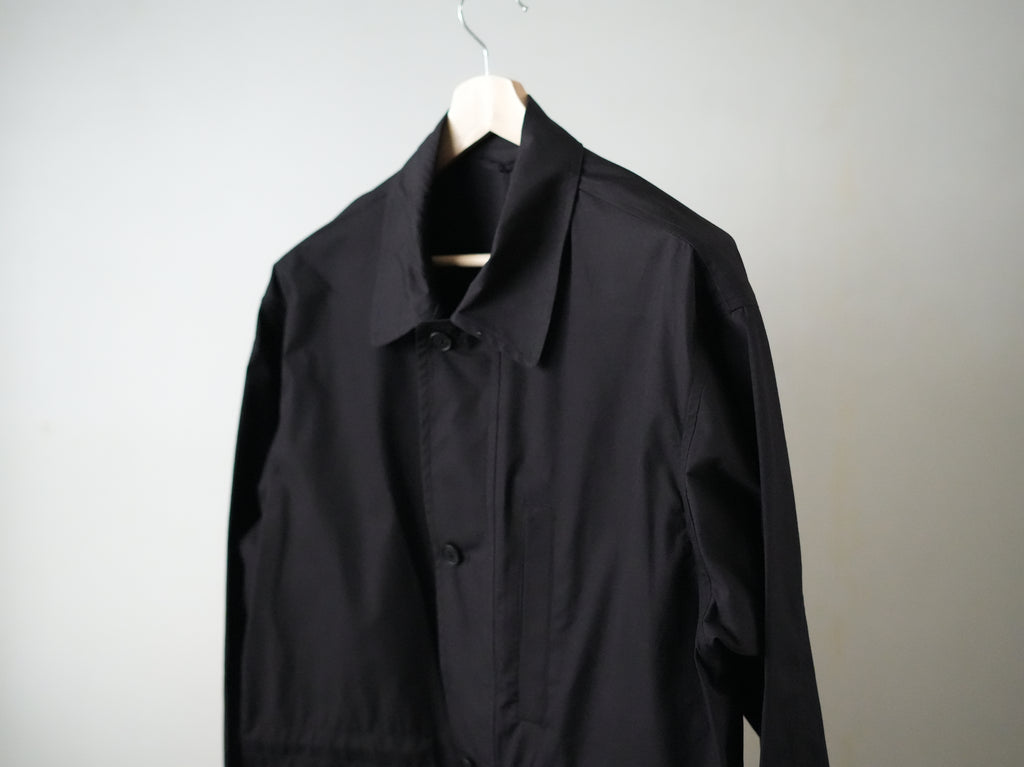 BISOWN (ビソウン) / COTTON SILK FIELD JACKET Black