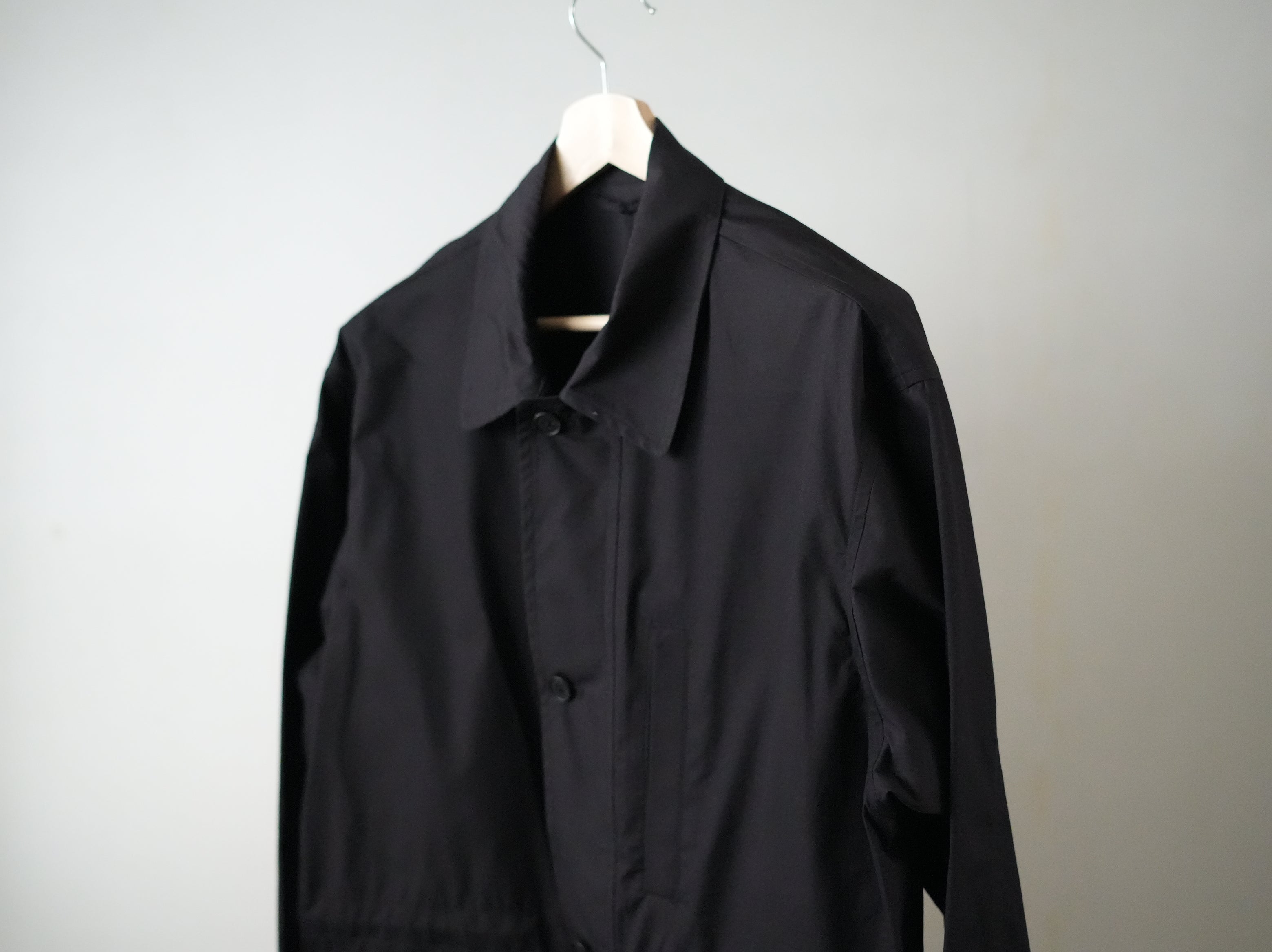 BISOWN (ビソウン) / COTTON SILK FIELD JACKET Black