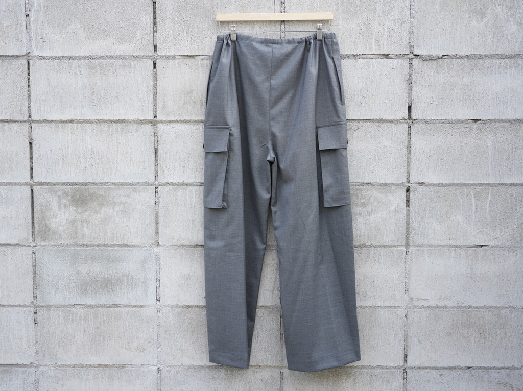 BISOWN ( ビソウン ) / BRITISH CLASSIC WOOL EASY PANTS 43 GRAY