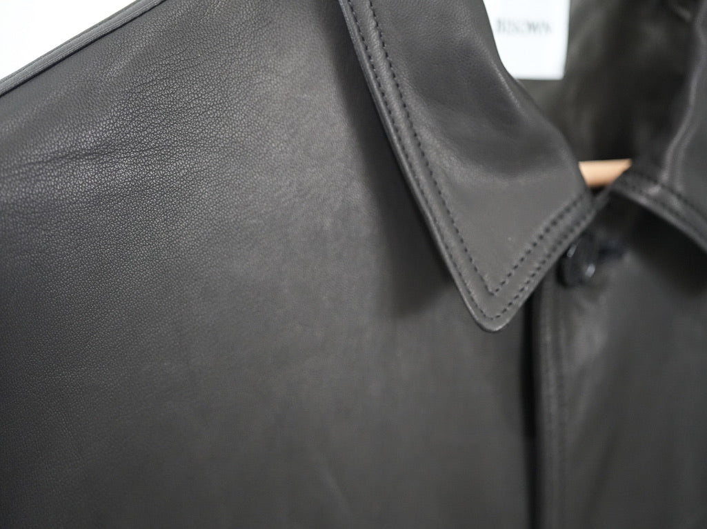 BISOWN ( ビソウン ) / LUMB LEATHER HUNTING JACKET BLACK