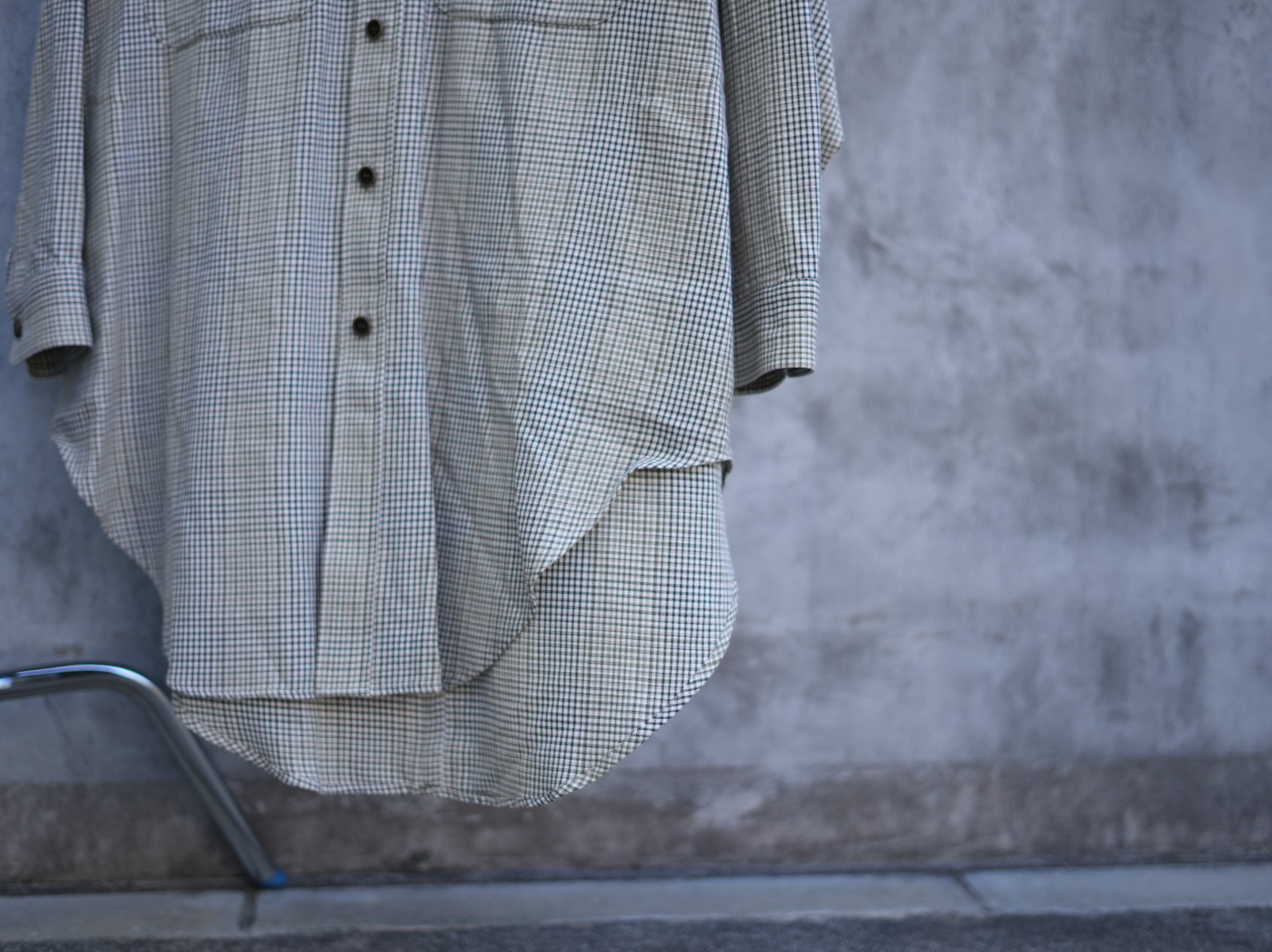 ensou. (エンソウ) / Whale Work Shirts a Olive Plaid