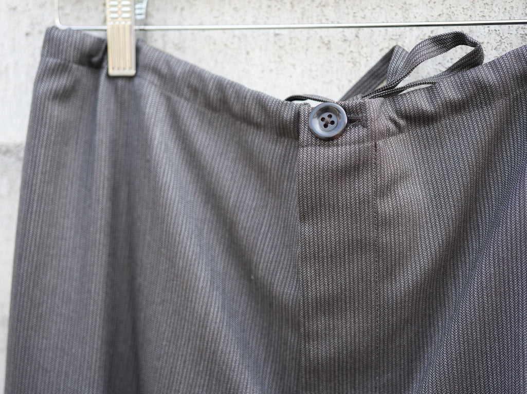 BISOWN ( ビソウン ) / BRITISH CLASSIC WOOL EASY PANTS 43 BROWN