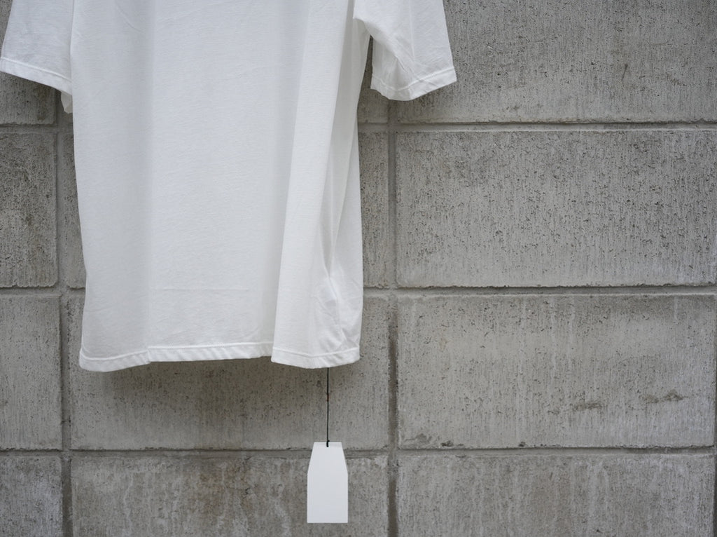 BISOWN (ビソウン) / 120/2 COTTON CREWNECK TEE WHITE