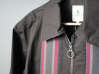 mando (マンド) / Front Zip Rib Panel Shirt