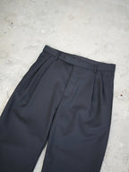 mando (マンド) wool mohair 2-tuck semi-wide pants