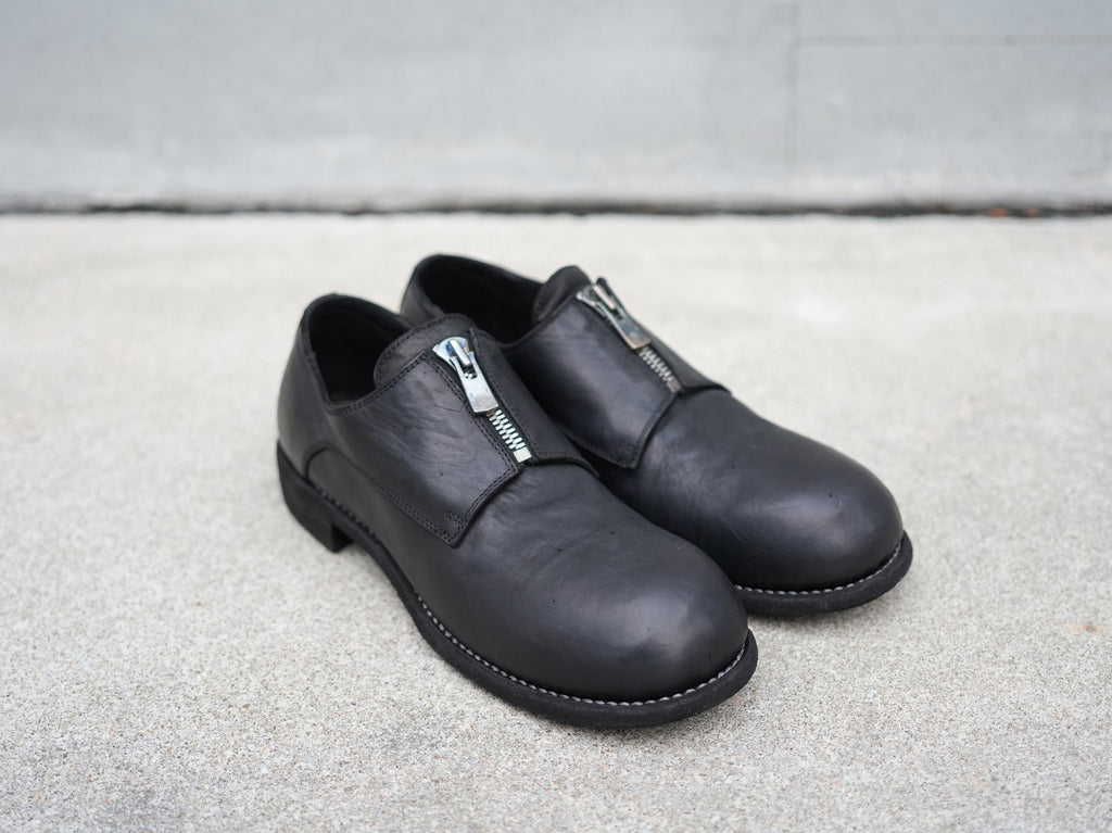 GUIDI (グイディ) / フロントジップダービー Frnot Zip Derby GR01 HORSE FULLGRAIN