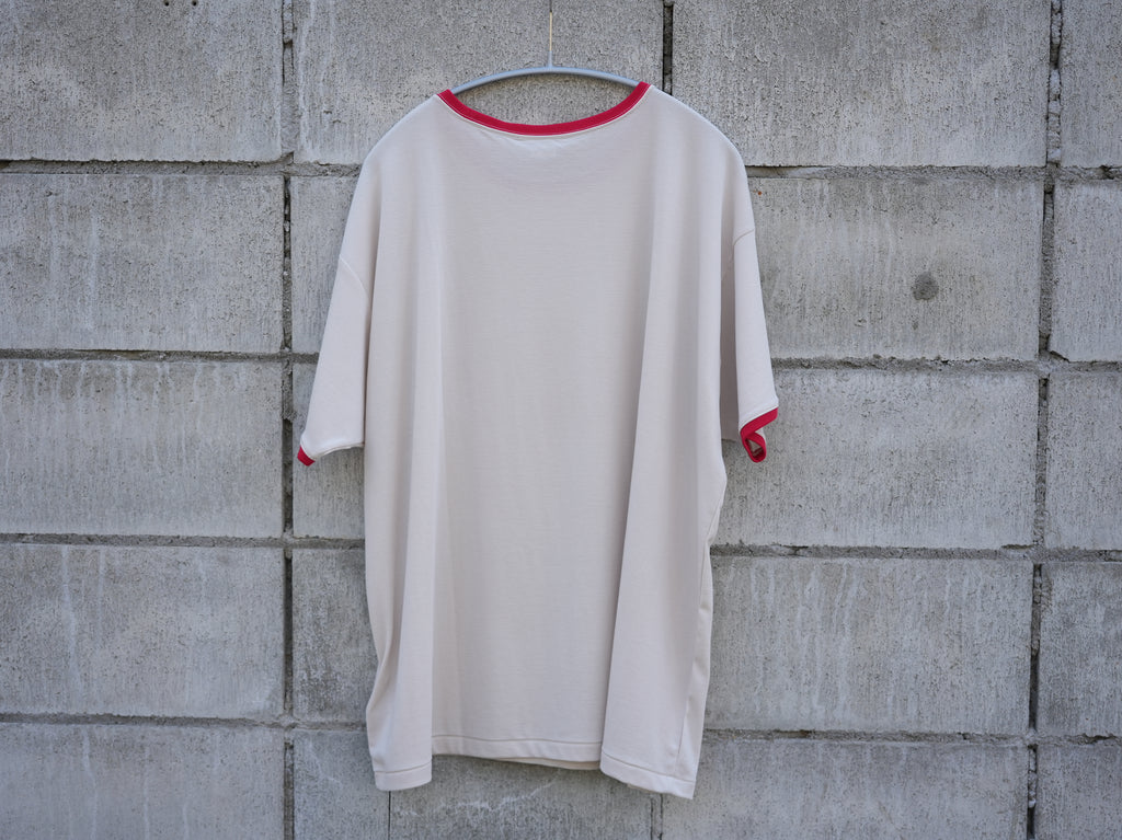BISOWN (ビソウン) / PIMA MOKLODI RINGER TEE STONE × RED