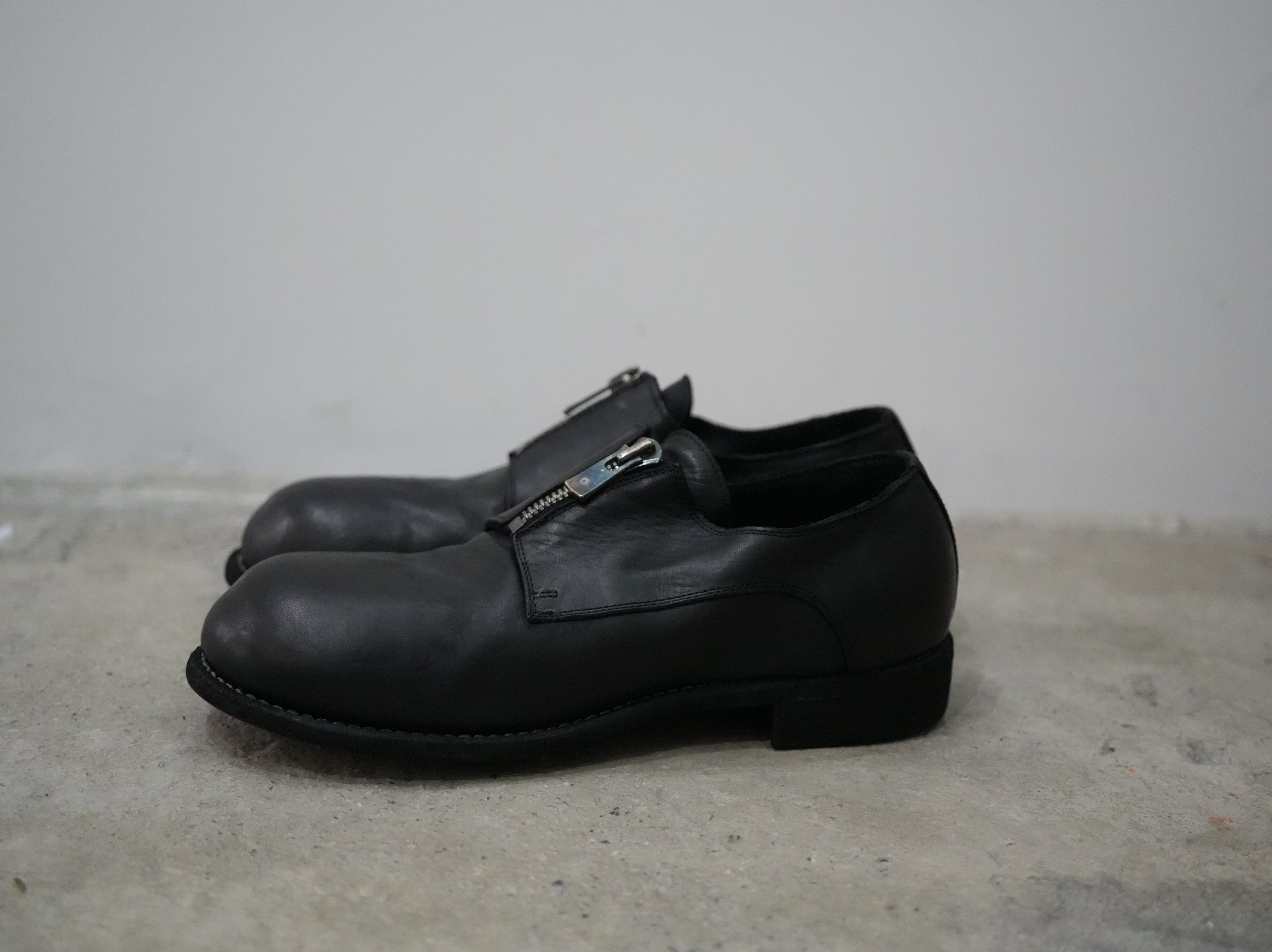 GUIDI (グイディ) / フロントジップダービー Frnot Zip Derby GR01 HORSE FULLGRAIN