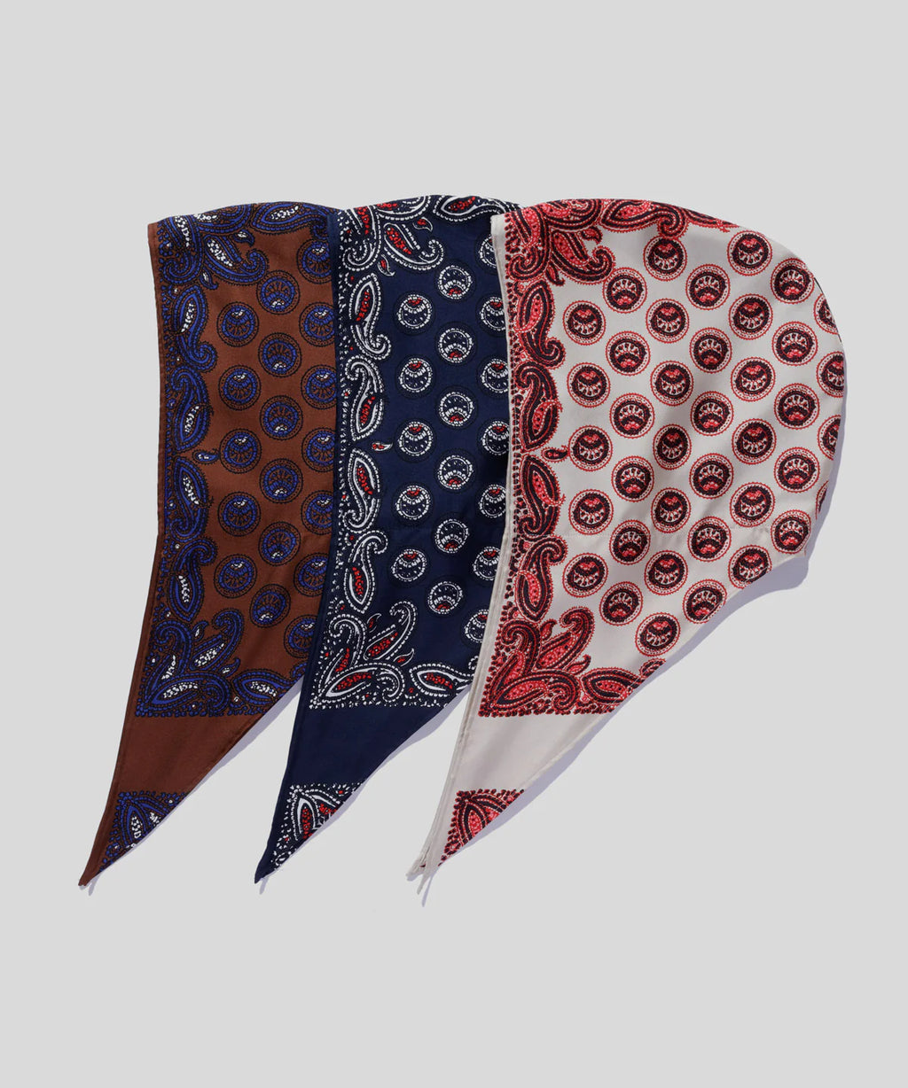 NOMA RHYTHM TEXTILE (ノーマ) / PAISLEY SILK HOODY SCARF