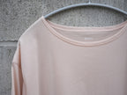 BISOWN (ビソウン) / 120/2 COTTON CREWNECK TEE SMOKE PINK