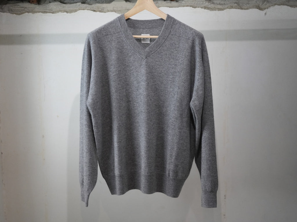 BISOWN ( ビソウン ) / CASHIMERE B VNECK MENS GRAY
