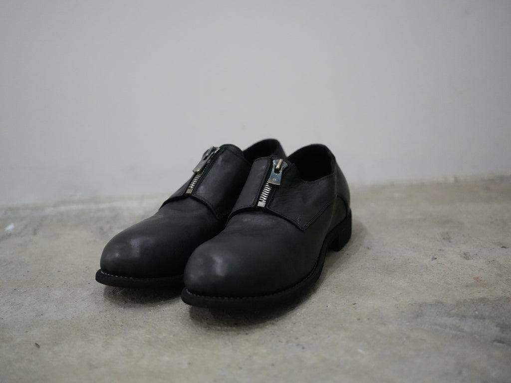 GUIDI (グイディ) / フロントジップダービー Frnot Zip Derby GR01 HORSE FULLGRAIN