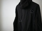NOMA RHYTHM TEXTILE (ノーマ) / FLOWER EMBROIDERY HOODED COAT black