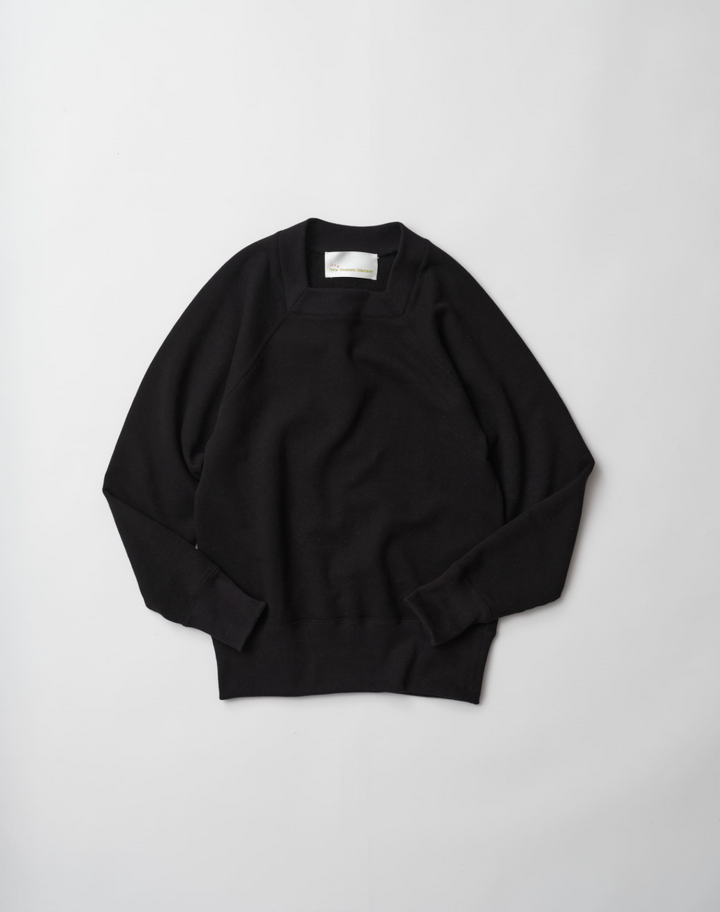 New Western Manner Square neck sweat Black