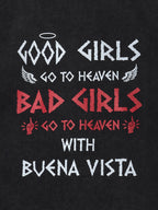 BUENA VISTA (ブエナビスタ) / Good girl bad girl pigment L/S tee