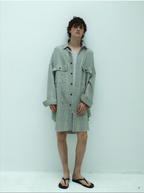 ensou. (エンソウ) / Whale Work Shirts a Olive Plaid