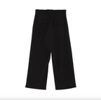 SISE (シセ) / WIDE STRAIGHT PANTS (TWILL TWIMY) BLACK