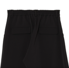 SISE (シセ) / WIDE STRAIGHT PANTS (TWILL TWIMY) BLACK