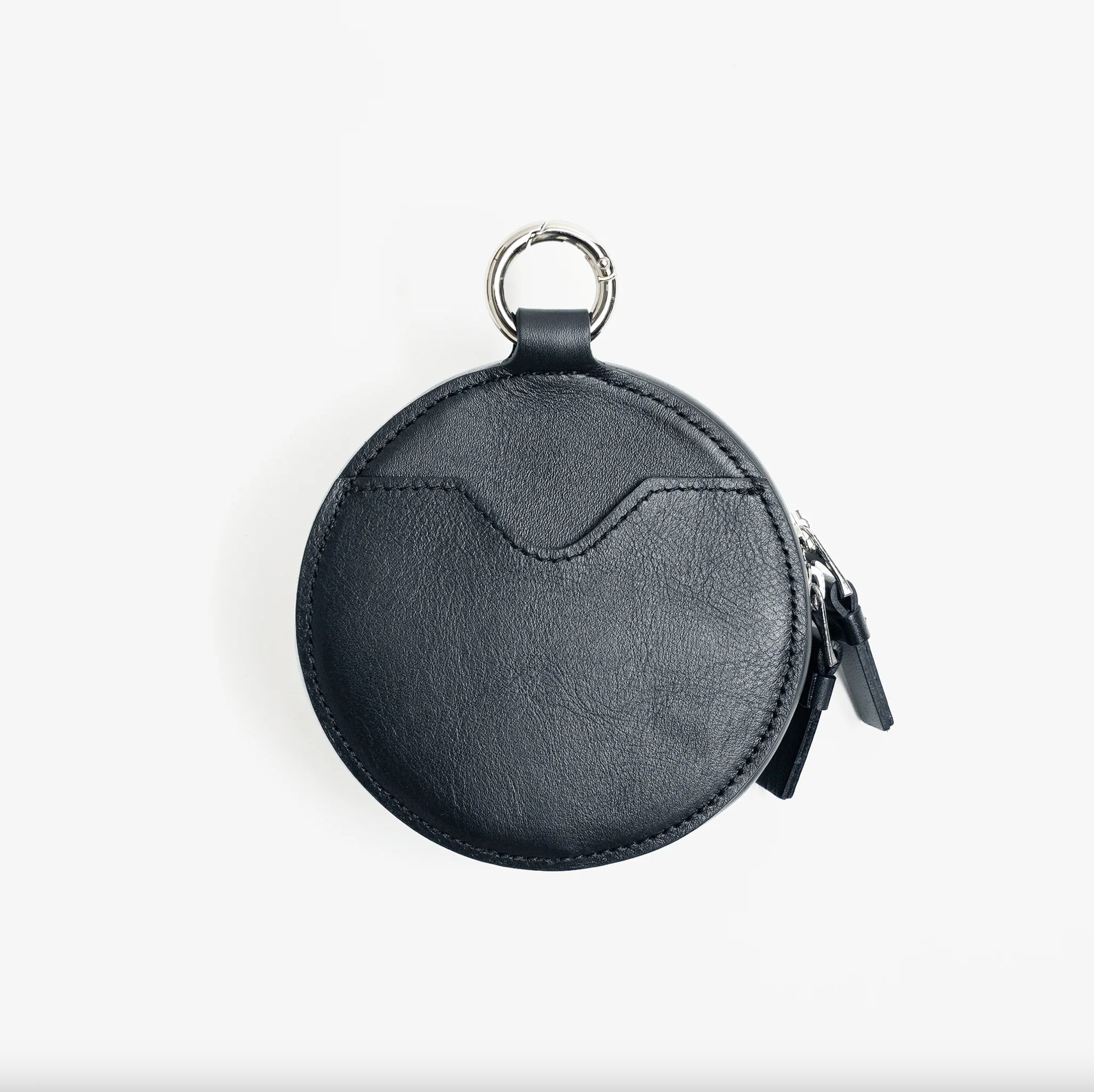 ITTI (イッチ) / CIRCLE MINI BAG – RAPTO FLEX Black レザーミニバッグ