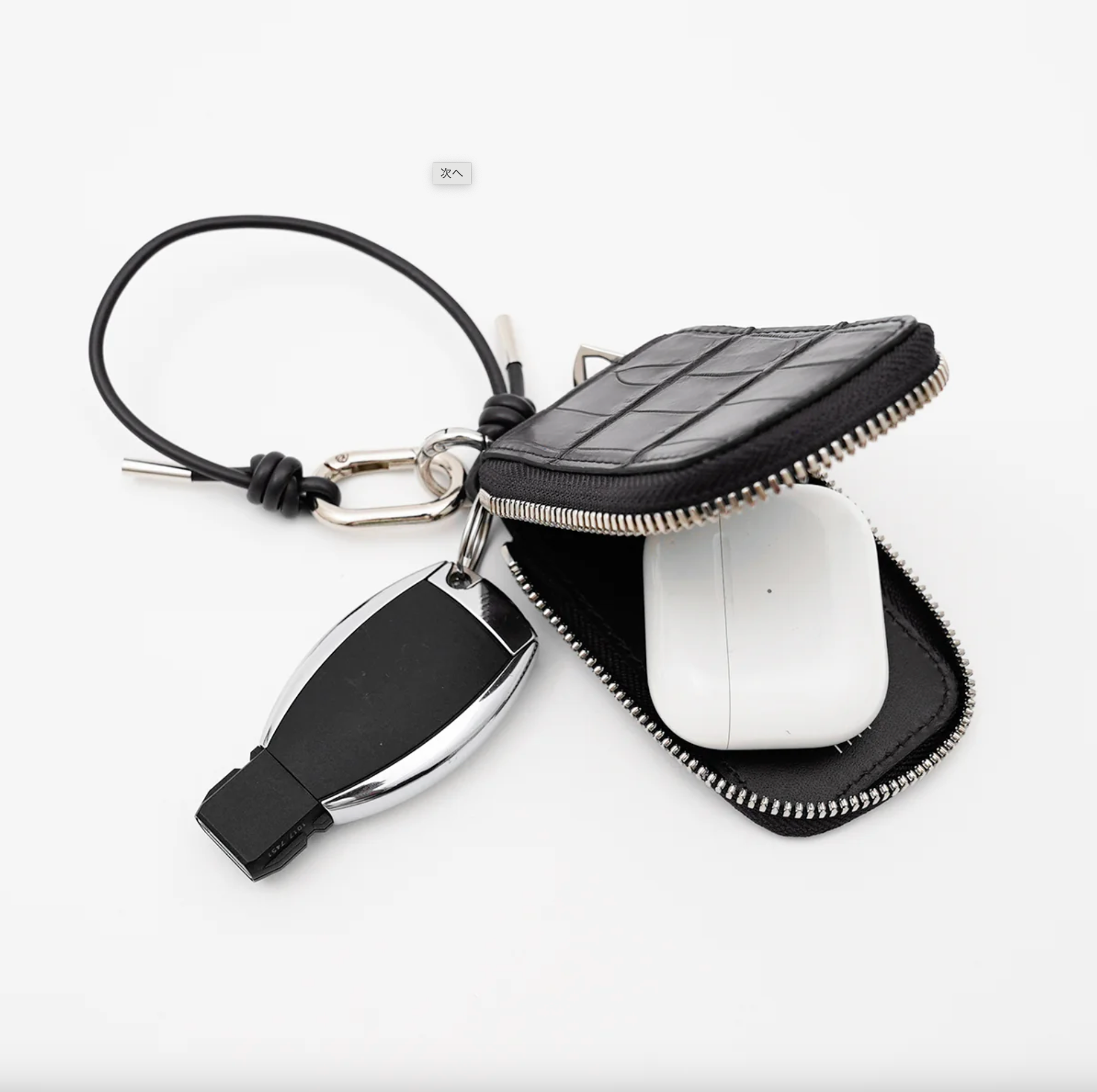 ITTI (イッチ) / CRISTY SMART KEY CASE CROCO black