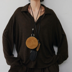 ITTI ( イッチ) / MICHELLE CIRCLE POUCH MOSSA LDN CURRY