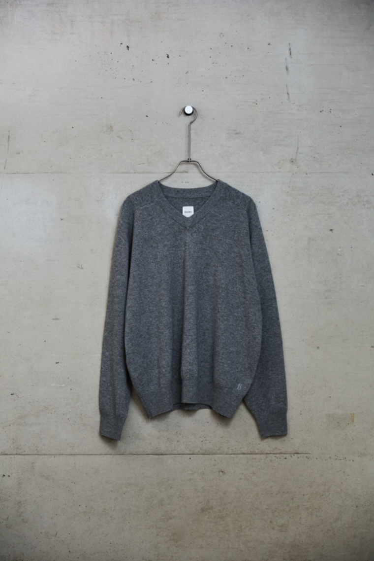 BISOWN ( ビソウン ) / CASHIMERE B VNECK MENS GRAY