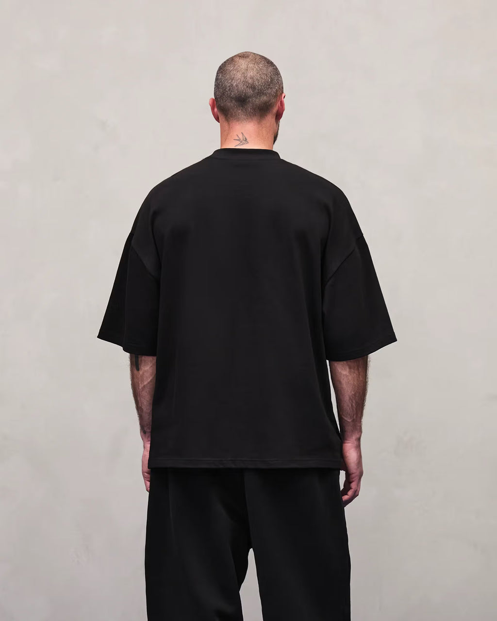 entire studios / Heavy Boxy Tee BLK