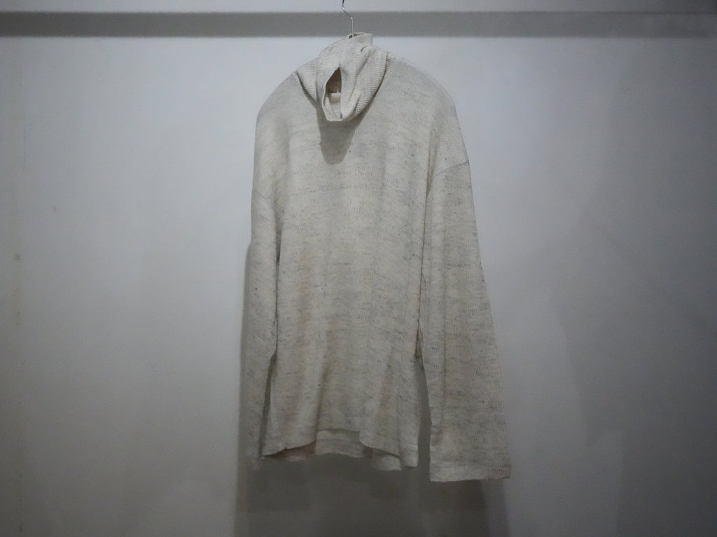 ensou. Turtle neck long Sleeve Oatmeal 4