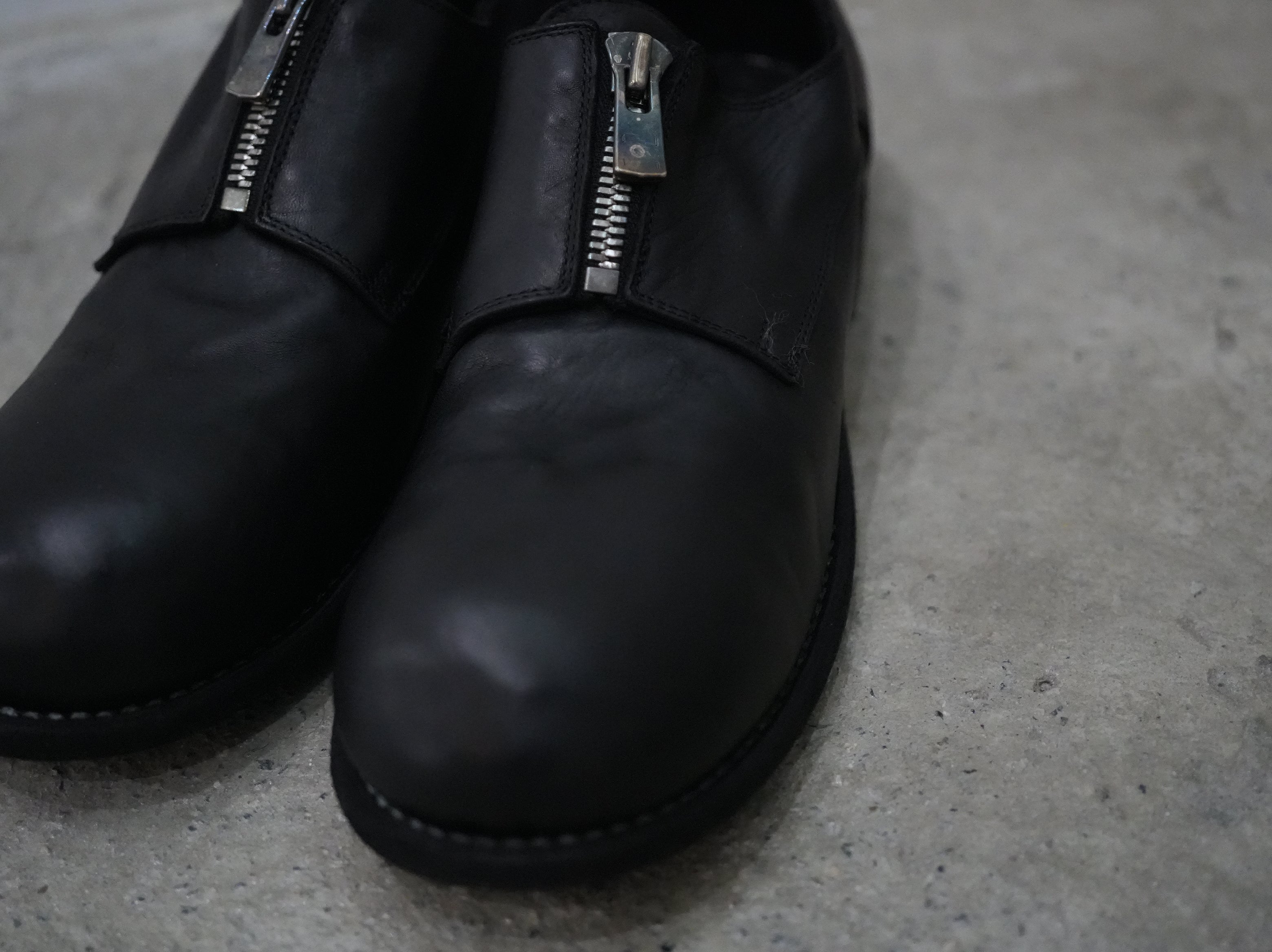 GUIDI (グイディ) / フロントジップダービー Frnot Zip Derby GR01 HORSE FULLGRAIN