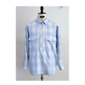 ensou. Half-zip shirts Sonic Blue