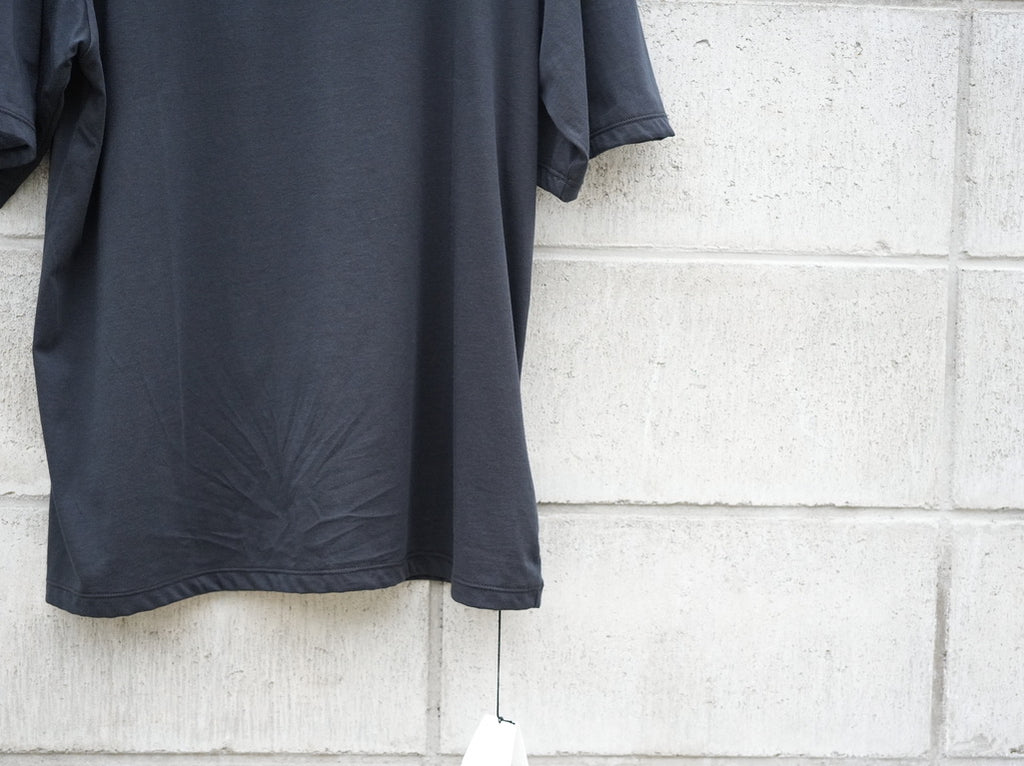 BISOWN (ビソウン) / 120/2 COTTON CREWNECK TEE BLACK