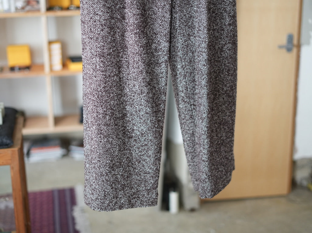 BISOWN (ビソウン) / LOOP TWEED WIDE EASY PANTS
